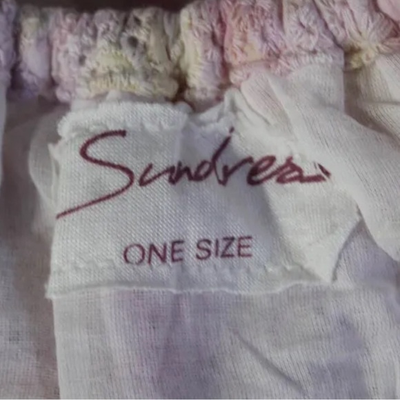 NWT SUNDRESS x Revolve Sandra Eyelet Off the Shoulder Midi Dress One Size - Picture 10 of 10